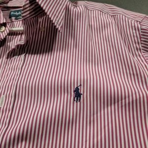 Large Classic Fit Polo Dress Shirt